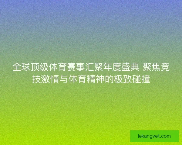 全球顶级体育赛事汇聚年度盛典 聚焦竞技激情与体育精神的极致碰撞